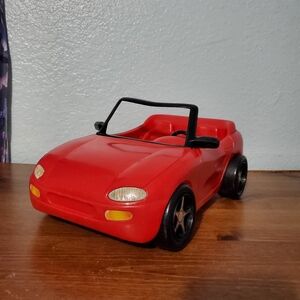 Vintage, 1996 Mattel Barbie Red Convertible Sport Car. In Good Used Condition.